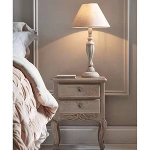 Modern LED Electric Wood <b>Table</b> Lamp with White Shade for Hotel Use Desk Lamp for <b>Bedside</b> Decoration - Product Image 2