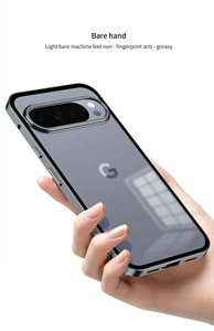 Étui de téléphone antichoc avec cadre métallique givré et boucle à pression pour Google Pixel 10 Pro XL 9 Pro 8a 7 - Product Image 6