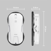 Nouvel arrivage T11 Robot de nettoyage de vitres automatique avec application de pulvérisation ultrasonique à quatre zones et télécommande électrique pour voiture domestique