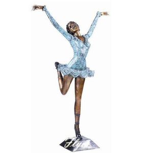 Décoration de jardin en plein air, chair, danseuse en Bronze, Statue de fille nue, Art de danse, Statue de Ballet, danseuse en Bronze, Statue de ballerine fille - Product Image 2