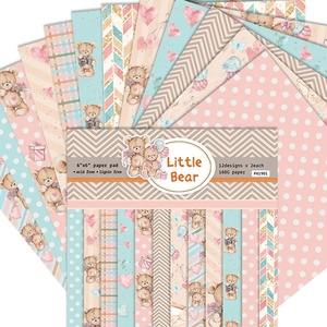 Nhà Máy bán hàng trực tiếp 24Sheets của Little Bear/BABY Patterned cardstock sổ lưu niệm giấy - Product Image 3