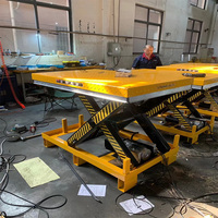 Eterlift - Table élévatrice à ciseaux fixe à usage intensif, capacité de charge élevée, électrique et hydraulique, pour la ligne de production et le transport