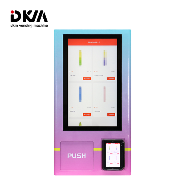 DKM Touch Screen Smart Wifi Digital Cashless Small Cigarette Wall Mounted Vending Machine