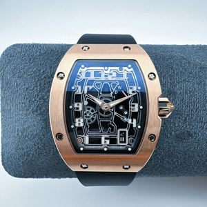 Reloj Cronógrafo de Titanio Dorado en Forma de Barril, con Cristal de Zafiro Multinivel, Movimiento Ultrafino, para Hombre - Product Image 1
