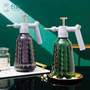Arrosoir à pression 2 litres, buse réglable, pulvérisateur en plastique vert pour jardinage domestique, balcon, cour, terrasse - Product Image 4