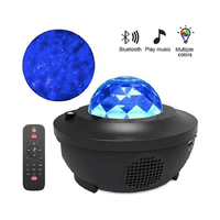 Projecteur d'étoiles LED avec haut-parleur Bluetooth, lampe d'ambiance ciel étoilé télécommandée, vente chaude directe usine