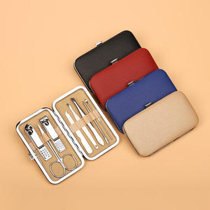 Ensemble de manucure de luxe en acier inoxydable, ensemble de coupe-ongles 8 pièces, ciseaux professionnels pour le soin des ongles - Product Image 5