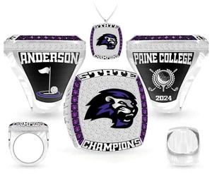 Personalized Customized Championship <b>Ring</b> Men's Baseball Football Softball Sports <b>Ring</b> Platinum/Rose Gold Plated <b>Crystal</b> - Product Image 4