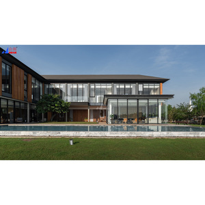 Casa prefabricada HEGE de estructura de acero ligero moderna para residencia de vacaciones - Product Image 1