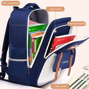 2025 New Fashion Unisex School <b>Bag</b> High Quality Backpack With Large Capacity Portable Light Grade 1-6 Students - Product Image 2