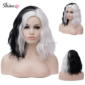 Hot Sale Bob Short Wavy Curly <strong>Wig</strong> Women Colorful <strong>Rainbow</strong> <strong>Wig</strong> for Halloween Cosplay Daily Party - Product Image 4