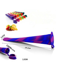 Tubes de fabrication de sucettes glacées sans Bpa de qualité alimentaire avec couvercles, paquet de 6 moules à sucettes glacées maison réutilisables en silicone