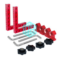 Pince carrée à angle droit personnalisée OEM 140x140 90 degrés Fabricant d'outils pour le travail du bois en aluminium Outils à main pour le travail du bois