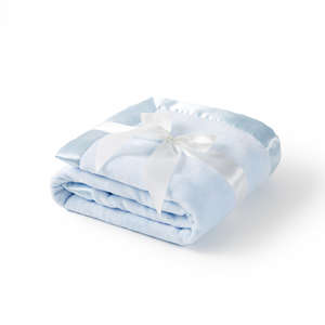 <strong>Personalised</strong> Plain Super Soft Polyester Warm Fleece Newborn <strong>Baby</strong> Wrap <strong>Blanket</strong> with Satin Trim Silk <strong>Baby</strong> <strong>Blanket</strong> - Product Image 3