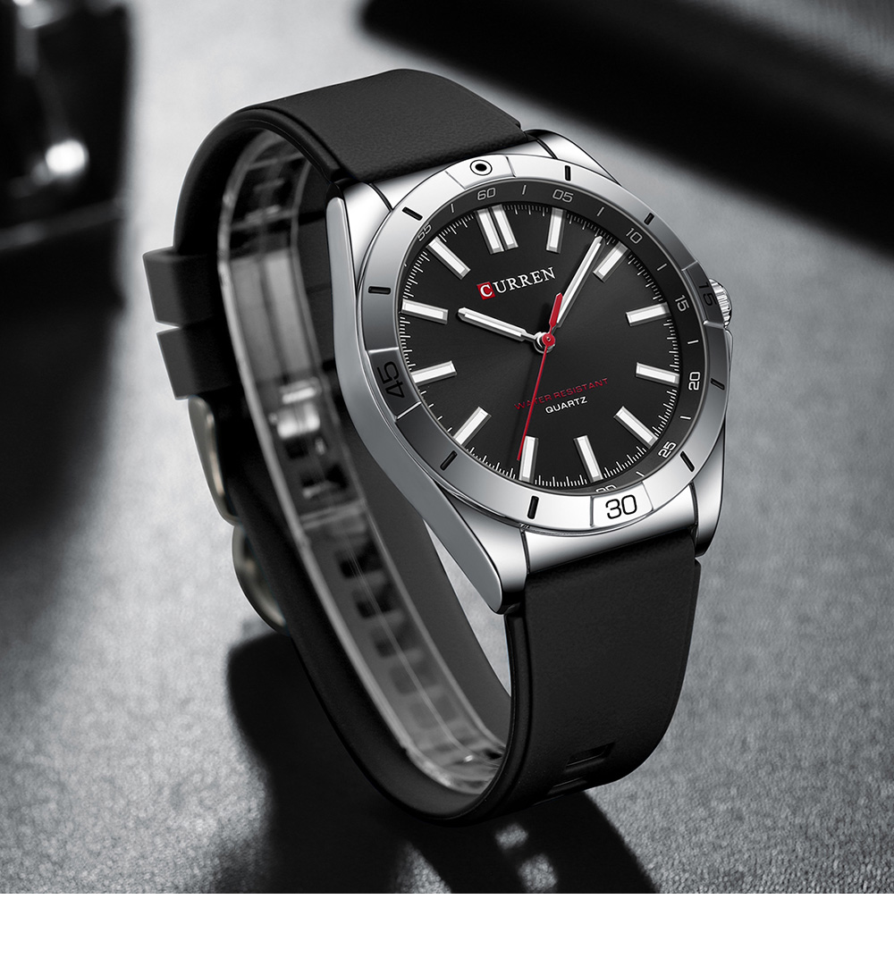 Curren *出品 CURREN 8479 Brand Fashion Men's Quartz Watch Elegant Square