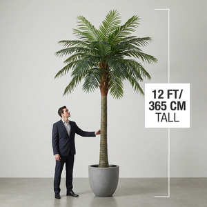 <span class=keywords><strong>Palmier</strong></span> artificiel réaliste de qualité supérieure de 10 à 15 pieds, grand <span class=keywords><strong>palmier</strong></span> Washingtonia protégé contre les UV avec tronc naturel pour la décoration d'hôtels de luxe - Product Image 4