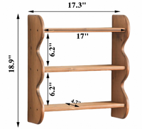 Étagère murale en bois à 3 niveaux, flottante, pour salon - Offre Spéciale