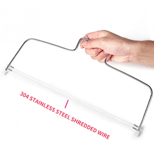 Cortador de pasteles de doble línea de acero inoxidable ajustable, herramienta de cocina y accesorio para hornear para decoración de pasteles - Product Image 5