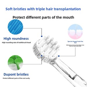 Cabezales de repuesto para <span class=keywords><strong>cepillo</strong></span> de dientes eléctrico Onic, compatibles con los cabezales <span class=keywords><strong>Oral</strong></span>-<span class=keywords><strong>B</strong></span>, cerdas suaves, venta al por mayor, logotipo personalizado - Product Image 5