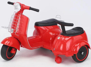 รถมอเตอร์ไซด์สำหรับเด็กไฟฟ้าพร้อมชั้นเก็บของด้านหน้าและด้านหลังแบบ<span class=keywords><strong>เว</strong></span>สป้า - Product Image 5