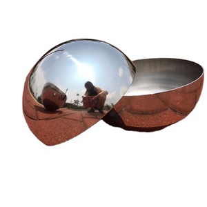 Media Esfera de Acero Inoxidable Estándar AISI 304 de 20 mm a 2000 mm con 3 mm de Espesor, Bolas Semirredondas, Accesorio de Tubería de Acero Metálico - Product Image 3