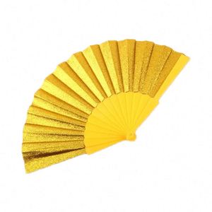 Customized Folding Fan Personalized Design for Party Performance Promotions Wedding Favors Festival Event and Business <b>Gifts</b> - Product Image 3