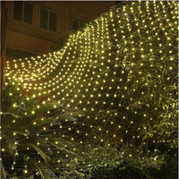 Direkt vom Hersteller LED-Lichterkette mit 8 Modi, Busch-Netz, IP65, 1,5M*1,5M, Gartenparty-Weihnachtsbaum-Beleuchtung für Halloween und Valentinstag