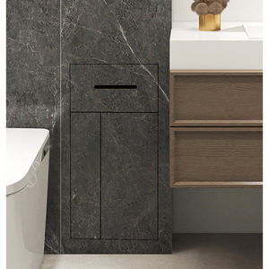 صندوق مناديل حديث متعدد الوظائف مع حامل فرشاة مرحاض غير مرئي مخفي بواسطة بلاط الحمام - Product Image 5