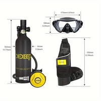 Nouveau DIDEEP 33.81oz cylindre de plongée sous-marine Portable reniflard bouteille de plongée corps principal