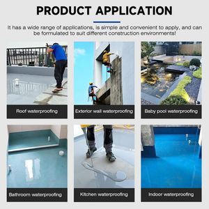 High Strength JS Polymer Cement <b>Waterproof</b> <b>Paint</b> Coating for Roof Basement Tunnel Waterproofing - Product Image 5