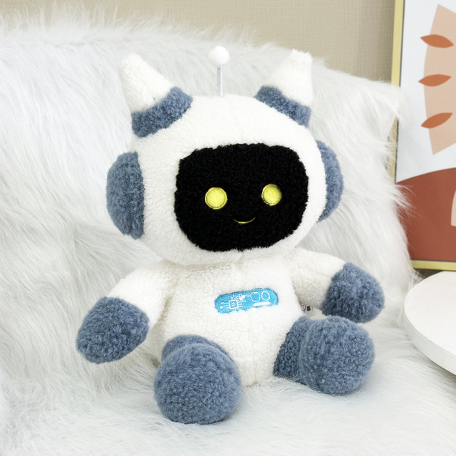 Sample Cute Conversational Plush Toy Robot Smart Doll Adorable Companion Toy Gift for Children