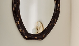 Miroir mural rond moderne design, écologique, élégant, pièce maîtresse pour les salons/salles à manger et décoration de mariage à bas prix - Product Image 2