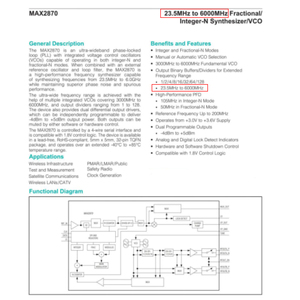 Generador de señal <span class=keywords><strong>RF</strong></span> de salida Dual MAX2870 de alta precisión 23,5 MHz-6000MHz Pantalla táctil PLL USB Power MAX2870 Generador de señal - Product Image 5