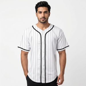 Custom Short Sleeve Cheap Prices Blank Baseball Jersey Wholesale Sublimation Printed Plain Men Baseball Jerseys - Product Image 1