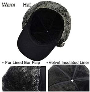 Gorro de Invierno Personalizado con Logotipo, Gorro Deportivo Cortavientos, Gorro de Piloto, Gorro de Esquí - Product Image 5