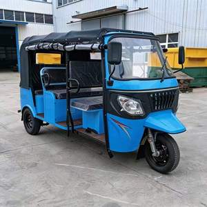 Tuk-tuk de Exportación a Gasolina, Doble Plataforma, con Motor Vertical Refrigerado por Agua, Carrocería Abierta, 201-250cc, 50-70Km/h - Product Image 2