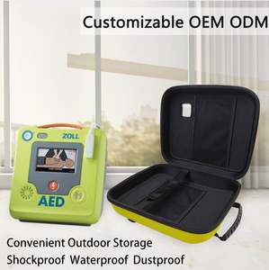 Zaino da viaggio pronto soccorso impermeabile per traumi emergenza custodia AED defibrillatore deposito di salvataggio medico reso resistente EVA poliestere - Product Image 6