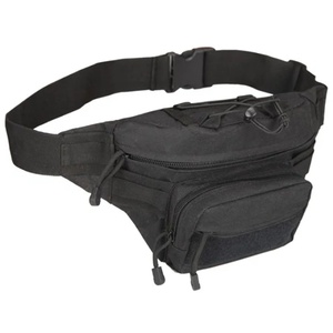 Free Sample Black men and women's large hiking waist bag for running, cycling, traveling, dog walking, and working out outdoors - Product Image 2