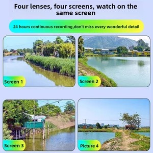 SunYoung Solar-powered Outdoor CCTV <b>Camera</b> Ultra-clear <b>Night</b> <b>Vision</b> 8.0 Million Pixels No Electricity/no Network No Electricity - Product Image 3