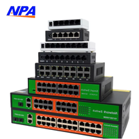 Switch Jaringan Gigabit Ethernet 16 Port 10/100/1000Mbps Plug and Play, Dapat Ditumpuk & QoS untuk Kamera IP NVR, Tersedia