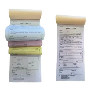 Factory Hot Sales Invoice Custom Receipt Book Receipt Invoice Duplicate Carbonless Paper Delivery Note Book