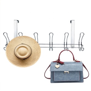 Organizer per la casa sopra il gancio della porta 12 gancio di arresto della porta in metallo decorativo sopra la porta gancio appendiabiti per appendiabiti - Product Image 4