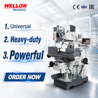 Machine de perçage et de fraisage robuste WELLON XZ6326 automatique avec une capacité de perçage maximale de 30 mm pour le traitement des métaux et des moules