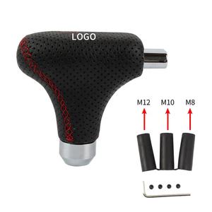 In fibra di carbonio reale + lega di alluminio montaggio universale nero Joystick JDM pomello del cambio del cambio - Product Image 6