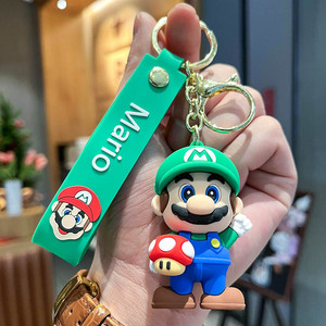 Nouveau <span class=keywords><strong>Super</strong></span> Design <span class=keywords><strong>Mario</strong></span> Jouet Porte-clés Doux Mignon 3d Jeu Champignon Silicone Caoutchouc <span class=keywords><strong>Mario</strong></span> <span class=keywords><strong>Bros</strong></span> Porte-clés Dessin Animé Anime <span class=keywords><strong>Mario</strong></span> Porte-clés - Product Image 3