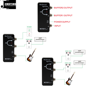 Jingying 2025 Usine En Gros Mini Guitare Pédale Série Tamponné Splitter Guitare Électrique Effet Pédale Guitare Pièces & Accessoires - Product Image 6