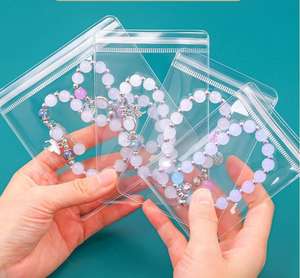 Hoch transparente PVC-verdickte anti oxidative Schmuck Aufbewahrung sreiß verschluss Aufbewahrung lösung für Ohrringe Halsketten Verdickte Dichtung für - Product Image 6