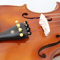 Well-crafted Musical Instruments Hand Painting Violin With Spruce Top With Flame Maple Back and Scroll Ebony Finger Board