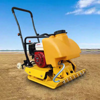 Nouvelle plaque vibrante de 60 kg à essence, moteur Loncin 163cc