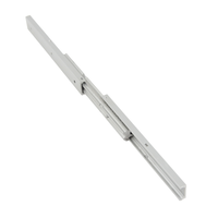 Boîte de rangement à glissière en aluminium de 20mm de largeur miniature de haute précision avec support latéral de petits tiroirs pour l'entrée du hall du bureau à domicile
